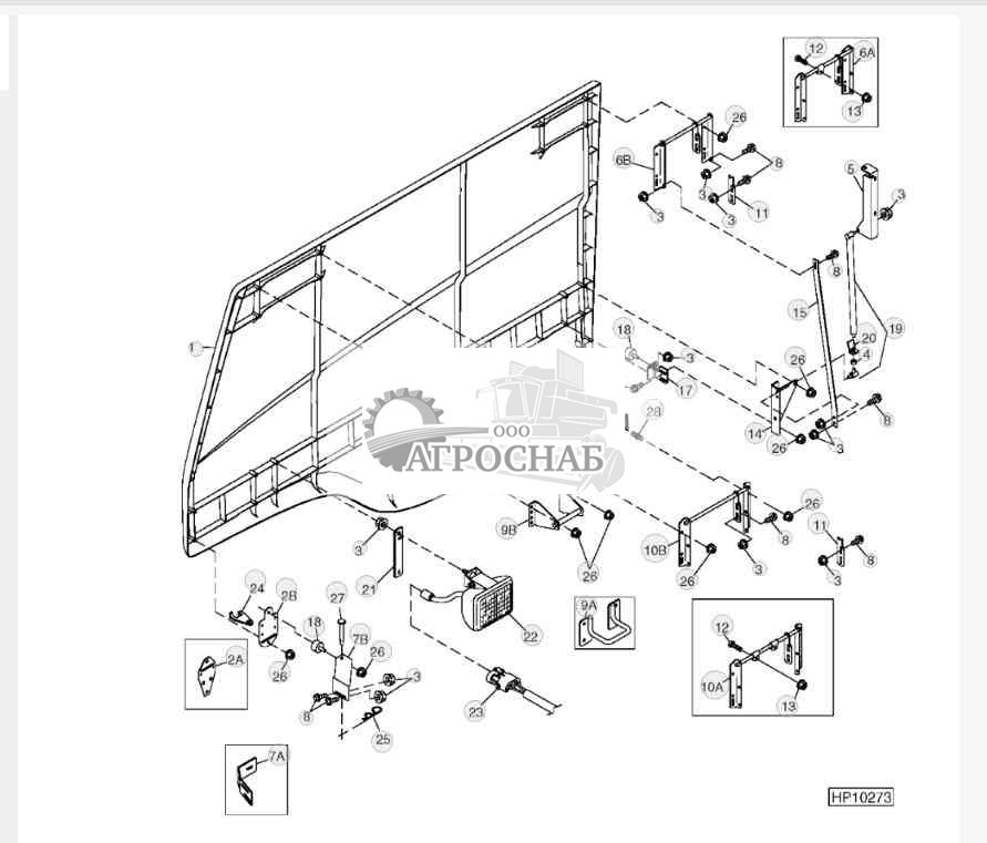 GULLWING DOOR (R.H.) 